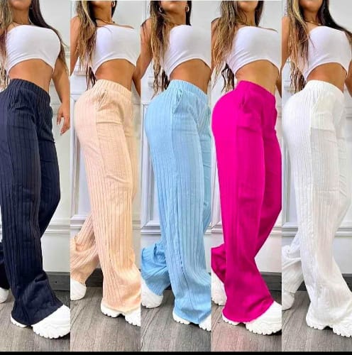 PANTALONES TELA LIGERA RIB POLIESTER